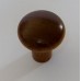 Knob style M 35mm walnut lacquered wooden knob